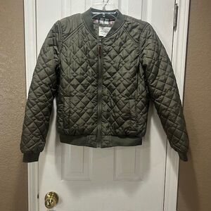 Ashley By 26 International Olive Bomber Jacket